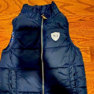 H&M Navy Blue Vest 4-6
